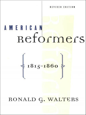 cover image of American Reformers, 1815–1860
